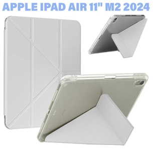 Чохол до планшета BeCover Ultra Slim Origami Transparent Apple iPad Air 11" M2/M3 (2024/2025) Gray (711390) зображення 1