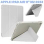 Чохол до планшета BeCover Ultra Slim Origami Transparent Apple iPad Air 11" M2/M3 (2024/2025) Gray (711390) - зменшене зображення 1