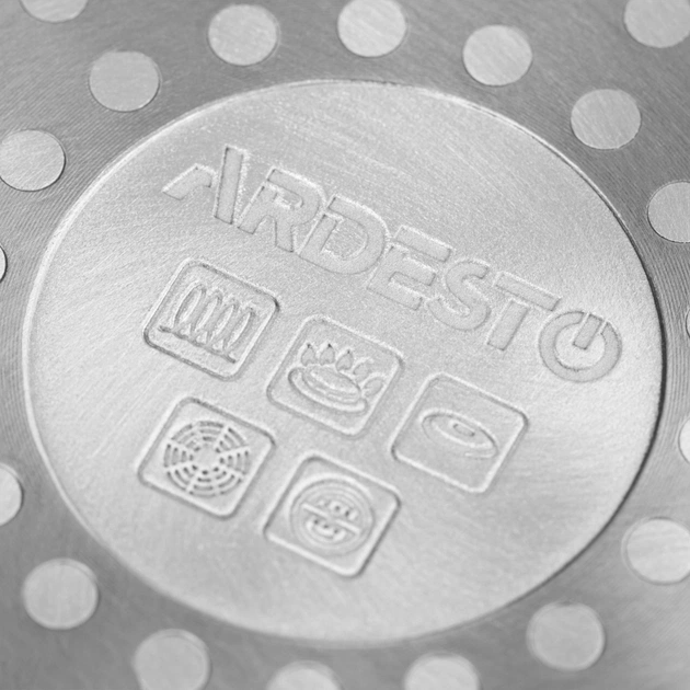 Кастрюля Ardesto Gemini Bari, 2.5л, алюміній, чорний (AR1925AC) - изображение 8