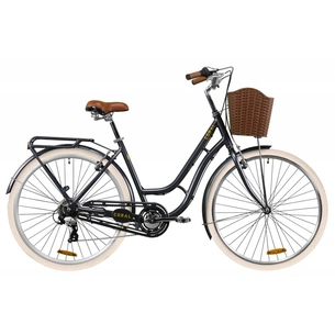 Велосипед Дорожник 28" RUBY рама-19" Al 2020 сірий, багажник + кошик (OPS-D-28-181) зображення 1