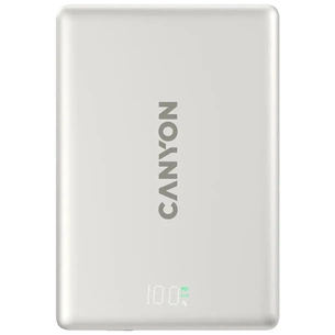 Батарея універсальна Canyon 5000mAh OnPower 500 PD20W Magnetic wireless MagSafe Grey (CNS-CPB500G) изображение 1