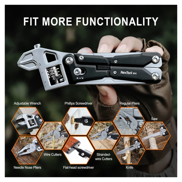 Мультитул NexTool Wrench W4 (NE20362A) - изображение 8