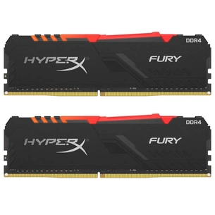 Модуль пам'яті для комп'ютера DDR4 32GB (2x16GB) 3733 MHz HyperX Fury RGB Kingston Fury (ex.HyperX) (HX437C19FB3AK2/32) зображення 1