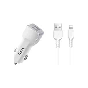 Зарядний пристрій HOCO Z23 2xUSB White (6957531078012) зображення 1