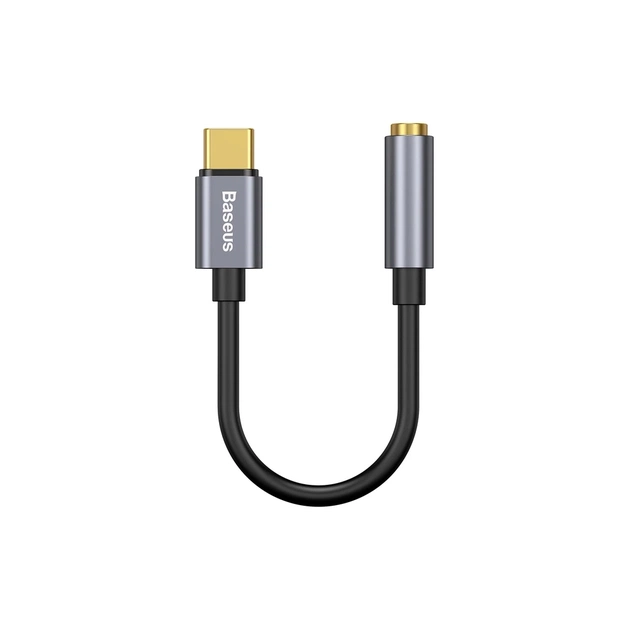 Перехідник USB-C M to 3.5mm F Baseus (CATL54-0G) - зображення 1