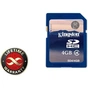 Карта пам'яті Kingston 4Gb SDHC class 4 (SD4/4GB) - зменшене зображення 1