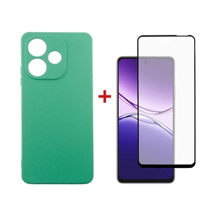 Чохол до мобільного телефона Dengos Oppo A5 Pro Case Soft + Glass (Mint) (DG-KM-153) зображення 1