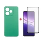 Чохол до мобільного телефона Dengos Oppo A5 Pro Case Soft + Glass (Mint) (DG-KM-153) - зменшене зображення 1