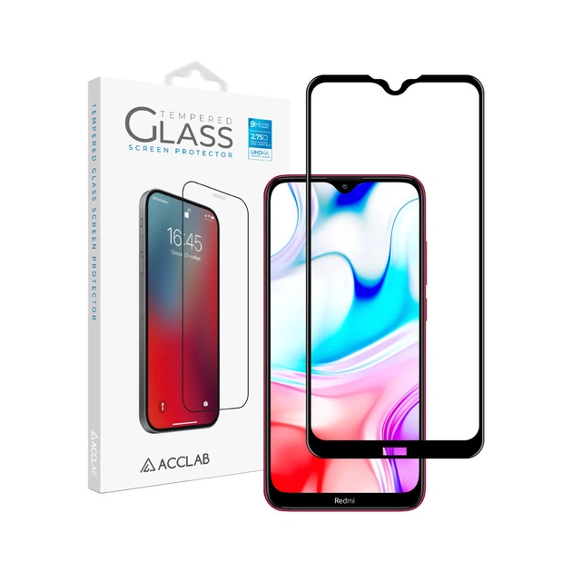 Стекло защитное ACCLAB Full Glue Xiaomi Redmi 8 (1283126508738) - изображение 1
