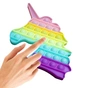 Антистрес Sibelly антистрес Pop It Unicorn Glow in Dark (SB-PPIT-UNCRN-GD) - зменшене зображення 3