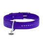 Нашийник для тварин WAUDOG Glamour з QR-паспортом, подвійний Ш 25 мм Д 38-49 см фіолетовий (38789) - зменшене зображення 2