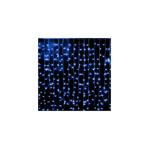 Гірлянда Voltronic Штора Blue 216 LED, мідна, 5 x 0,7 м., прозора, BOX (BT-001/216B) зображення 1