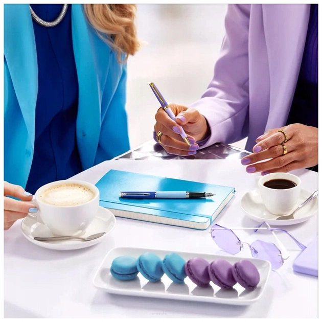 Ручка кулькова Waterman HEMISPHERE Colour Blocking Purple GT BP (22 580) - изображение 8