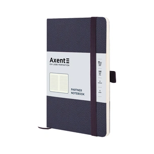 Книга записна Axent Partner Soft Skin 125x195 мм у гнучкій обкладинці 96 аркушів у клітинку Синій (8616-02-A) зображення 1