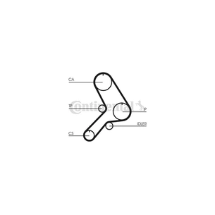 Ремінь ГРМ CONTITECH CT617 изображение 1