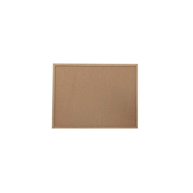 Офісна дошка H-Tone коркова 40х60 см, дерев'яна рамка (BOARD-HT-JJ411312-2) - picture 1