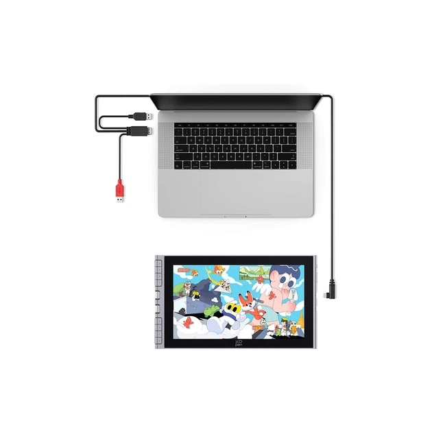 Планшет-монітор XP-Pen Artist12 Pen Display (3nd Gen) Gray (CPCD121FH-GR) - зображення 9