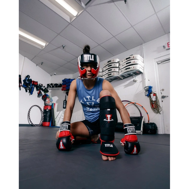 Боксерський шолом Title MMA Command Black/White/Red M (XCHGT M BK/WH/RD) - picture 6