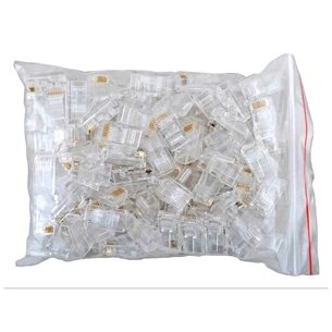 Конектор RJ45 cat.6 UTP 8P8C, 100шт/пак Kingda (KD-PG8016-C6/100) зображення 1