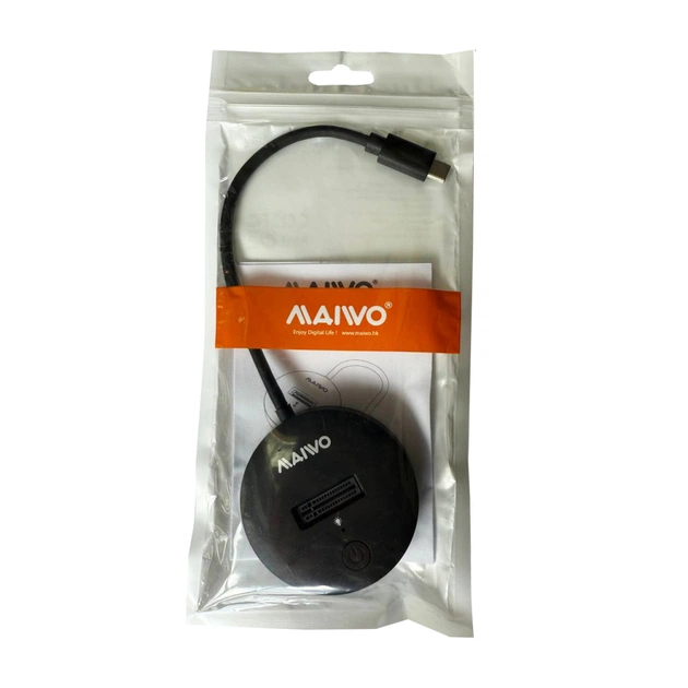 Док-станція для накопичувачів Maiwo M.2 NVMe/SATA SSD to USB3.2 Gen2 USB-C 10Gbps (K1698P2) - picture 9