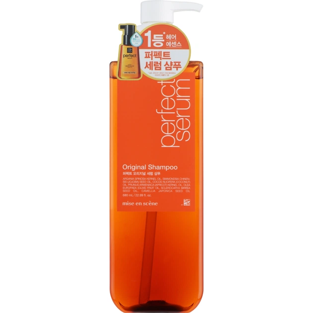 Шампунь Mise En Scene Perfect Serum Shampoo 680 мл (8809803548472) - изображение 1