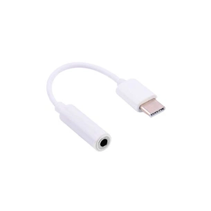 Перехідник Lapara USB Type-C Male - Audio AUX mini jack 3,5 mm Female (LA-Type-C-Audio-3.5mm white) зображення 1