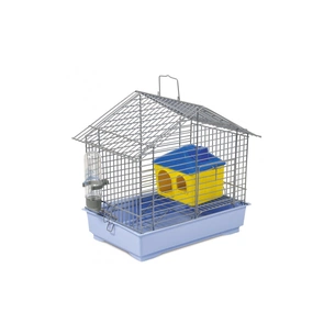 Клітка для гризунів Природа "Джунгарик" з будиночком 32x29x22 см світло-блакитна (4823082415182) изображение 1