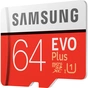 Карта пам'яті Samsung 64GB microSDXC class 10 UHS-I U1 Evo Plus V2 (MB-MC64HA/RU) - зменшене зображення 4