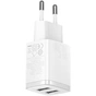 Зарядний пристрій Baseus Compact Charger 2U White (CCXJ010202) - зменшене зображення 3