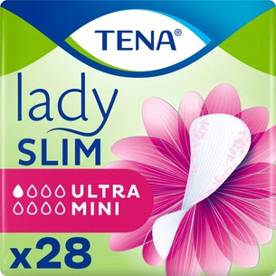 Урологічні прокладки Tena Lady Slim Ultra Mini 28 шт. (7310791247649/7322541116082) зображення 1