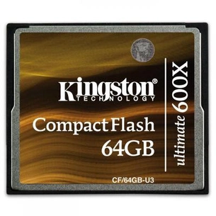 Карта пам'яті Kingston 64Gb Compact Flash 600x (CF/64GB-U3) зображення 1