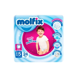 Підгузки Molfix Трусики 5 junior 12-17 кг 24 шт (8690536842636) зображення 1