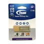 USB флеш накопичувач Team 64GB C143 Brown USB 3.0 (TC143364GN01) - зменшене зображення 2