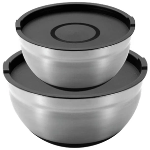 Миска MasterPro Foodies collection набір 2 шт з кришками 20/24 см (BGMP-1553) зображення 1