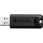 USB флеш накопичувач Verbatim 64GB PinStripe Black USB 3.0 (49318) - зменшене зображення 2