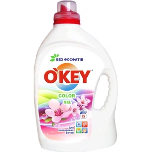 Гель для прання O'KEY Color 3 л (4820049381832) зображення 1