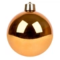 Ялинкова іграшка Novogod`ko куля пластик, 20 cм, бронзова, глянець (974071) - зменшене зображення 1