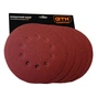 Наждачний папір GTM круг з отворами 215мм Р-120, липучка, 5шт. (SZL225FV P120) - зменшене зображення 1