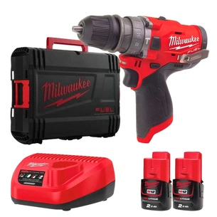 Шуруповерт Milwaukee M12 FPDX-202X, 37Нм, 2x2Аг, 2 насадки, кейс (4933464136) зображення 1