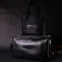 Сумка Grande Pelle З натуральної шкіри Чорна (11657) - зменшене зображення 11