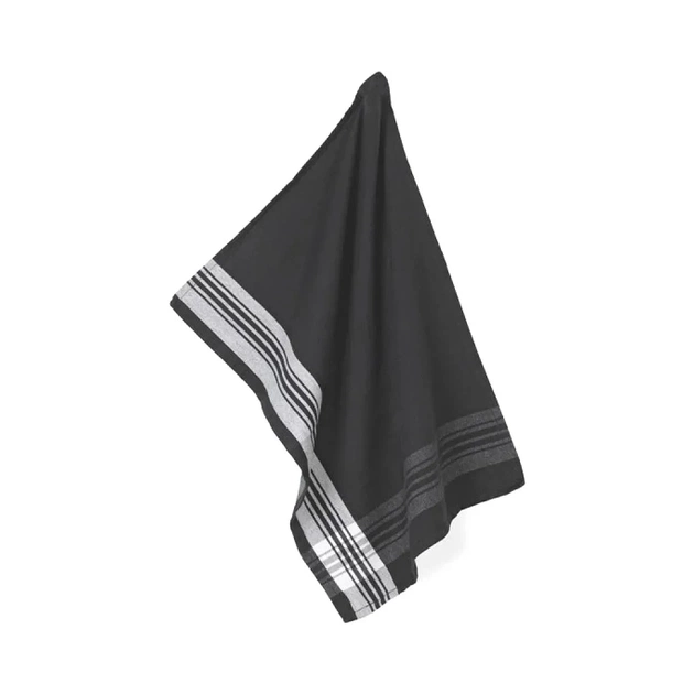 Рушник Kela кухонний Gianna, 70x50 см, чорний зі смужками (12786) (00000023330) - picture 1