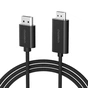 Кабель мультимедийный DisplayPort M to HDMI M 2.0m 4K60Hz Choetech (XDH01-BK) - уменьшенное изображение 1