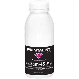 Тонер Printalist Samsung CLP-300/310, CLX-2160/3160 45г Magenta (Sam-45-M-PL) зображення 1