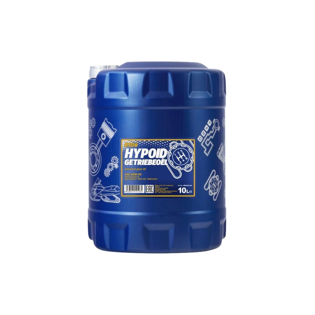 Трансмісійна олива Mannol HYPOID GETRIEBEOEL 10л 80W-90 (MN8106-10) - зображення 1