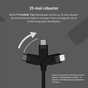Дата кабель USB 2.0 AM to USB-C 3.0m 15W Black Belkin (CAB008BT3MBK) - уменьшенное изображение 3
