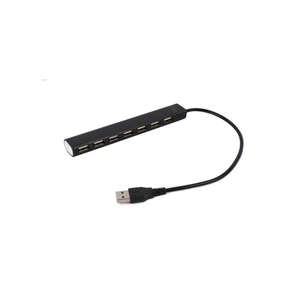 Концентратор Gembird 7 x USB 2.0 black (UHB-U2P7-04) зображення 1
