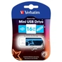 USB флеш накопичувач Verbatim 16GB STORE'NGO MINI NEON BLUE USB 2.0 (49395) - зменшене зображення 2
