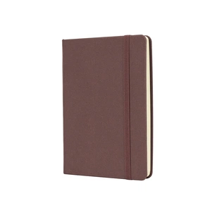 Книга записна Optima А6 MAGIC, тверда обкладинка, гумка, білий блок лінія, коричневий (O20388-07) зображення 1