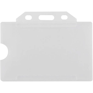 Бейдж Optima горизонтальний PP+PVC, 85х54 мм (O45621) зображення 1