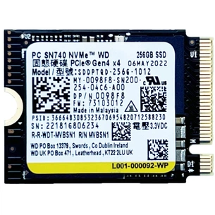 Накопичувач SSD M.2 2230 256GB SN740 WD (SDDPTQD-256G) зображення 1
